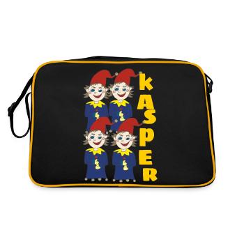 Kasper 4 - Sac Retro - noir/or - Dos