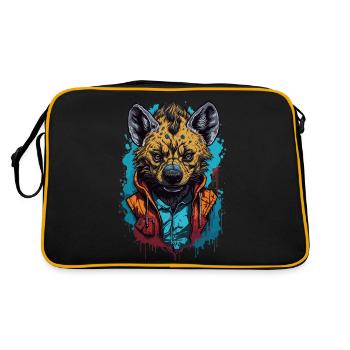 Hyène - Sac Retro - noir/or - Dos