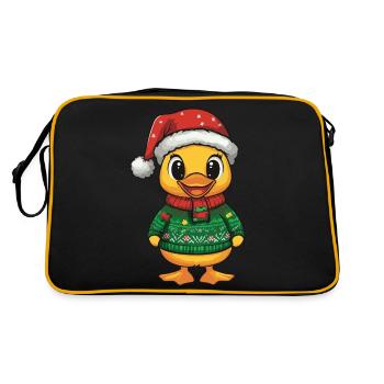Noël de canard - Sac Retro - noir/or - Dos