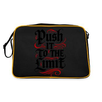 Push It To The Limit Tattoo - Retro Bag - black/gold - Back