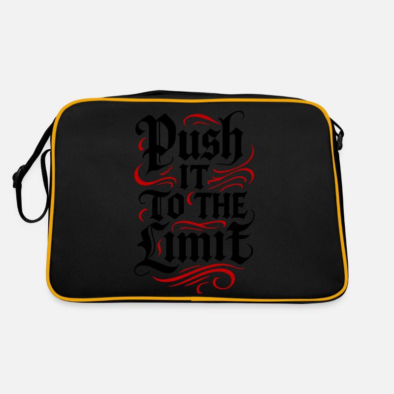 Poussez-le à la limite Tattoo Sac Retro