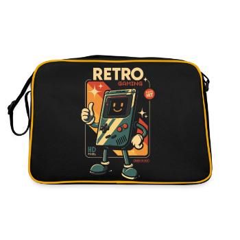 Retro 80s Gaming - Retro Bag - black/gold - Back