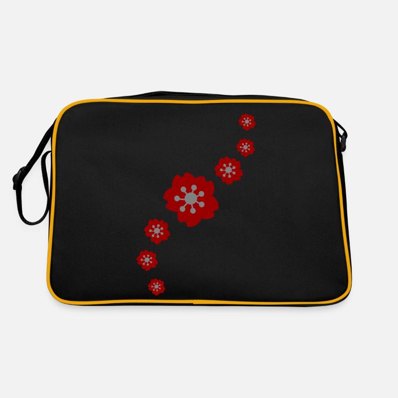 Japanese Cherry Blossom - Sakura ligne 2 Sac Retro