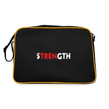 Bodybuilding Kleidung Trenbolon Gewichtheben - Retro Tasche - Schwarz/Gold - Hinten