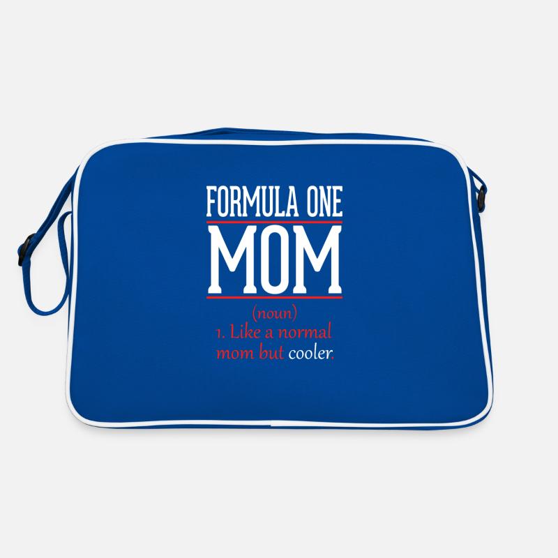 Formel Eins Mama wie eine normale Mutter nur Retro Tasche