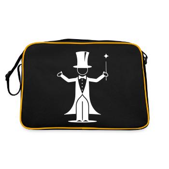 Magician Wizard - Retro Bag - black/gold - Back