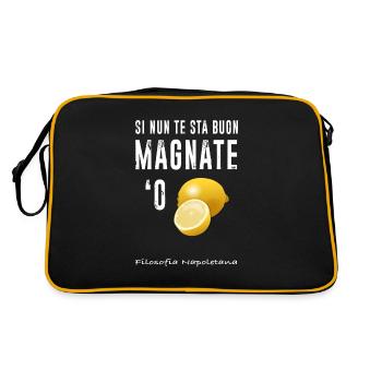 Magnate 'ou Lemon - Sac Retro - noir/or - Dos