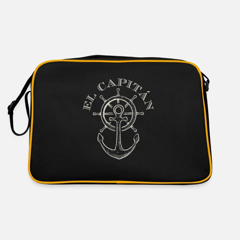 El Capitan - Sac Retro - noir/or