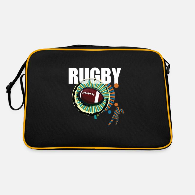 rugby - Sac Retro - noir/or