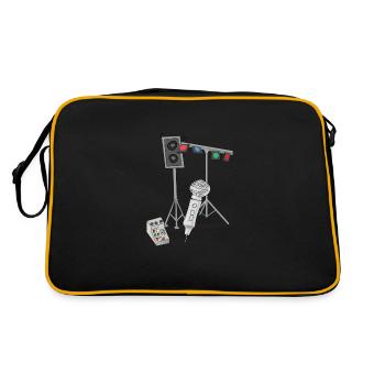 Stage set - Retro Bag - black/gold - Back