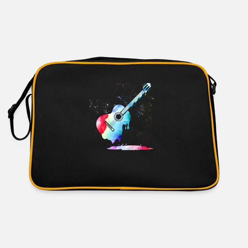 guitar - Retro Bag - black/gold