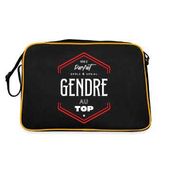 Gendre parfait et au top - Sac Retro - noir/or - Dos