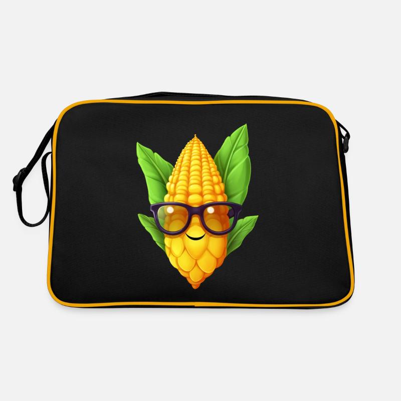 Kawaii corn with nerd glasses: Cobsmart Retro Bag