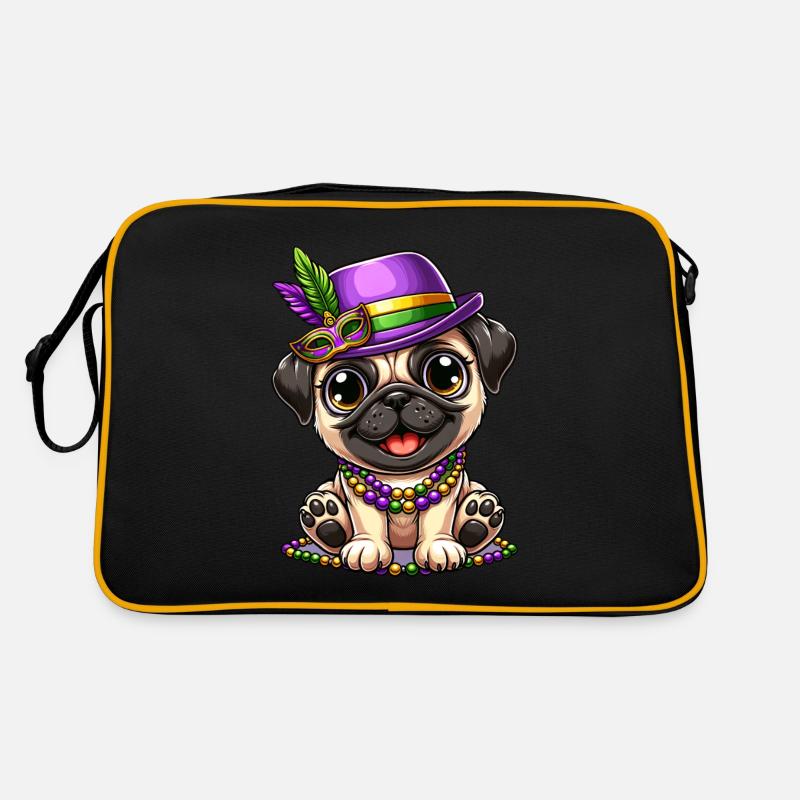 Mardi Gras Comic Mops Retro Tasche