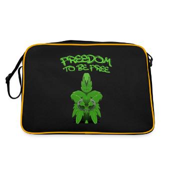 Free Weed - Retro Bag - black/gold - Back