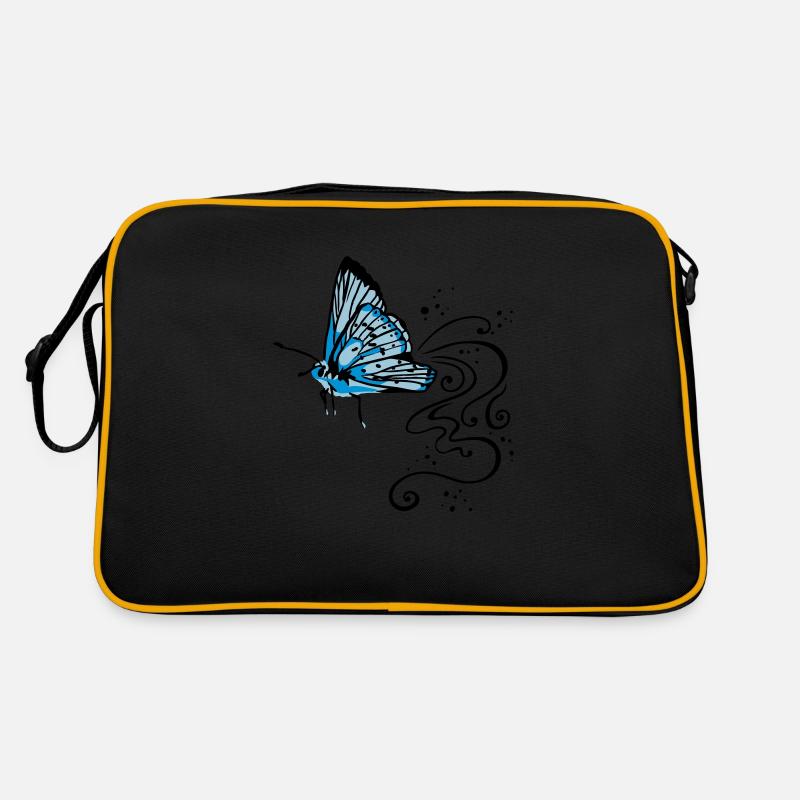 Schmetterling Retro Tasche