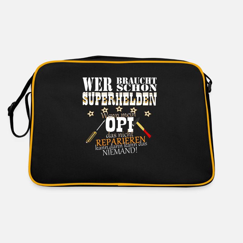 Opi Superheld Retro Tasche
