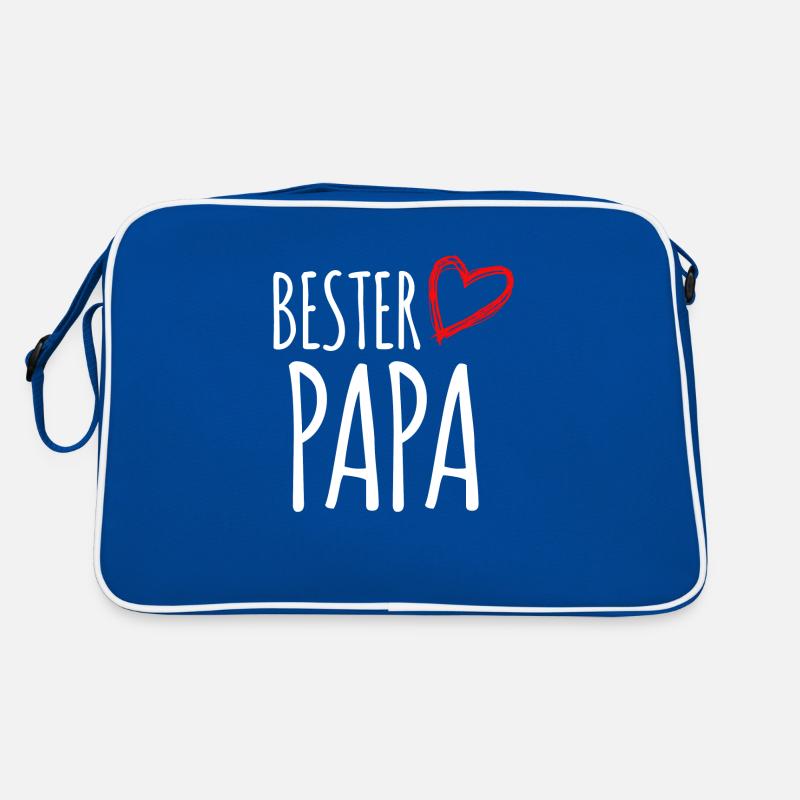 bester Papa Retro Tasche