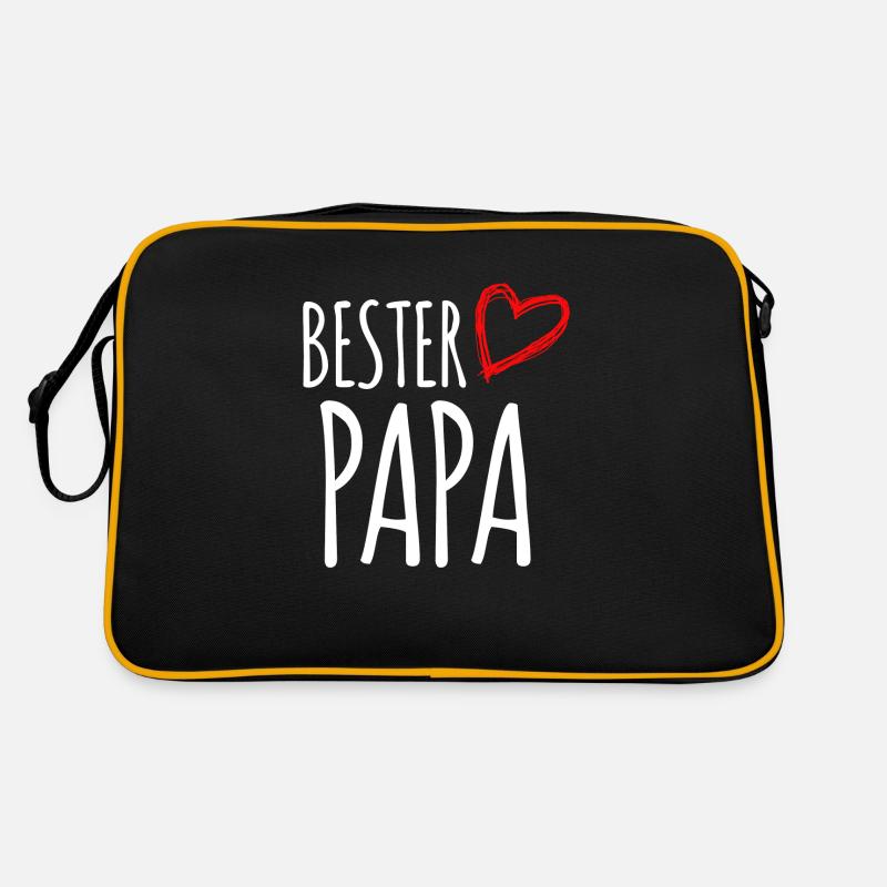 bester Papa Retro Tasche