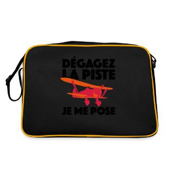 JE ME POSE - Sac Retro - noir/or - Dos