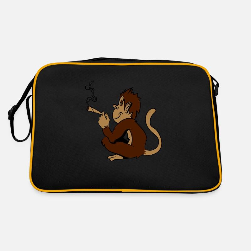 Chanvre affe Weed Sac Retro