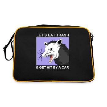 opossum - Retro Bag - black/gold - Back