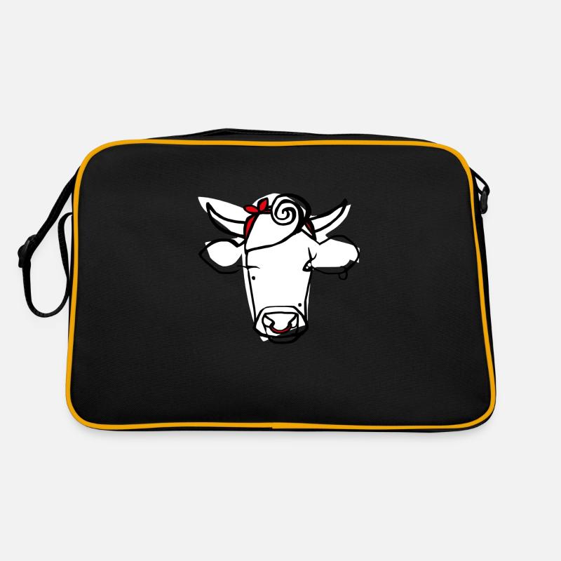 Frau Stier Retro Tasche