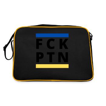 FCK PTN - Sac Retro - noir/or - Dos