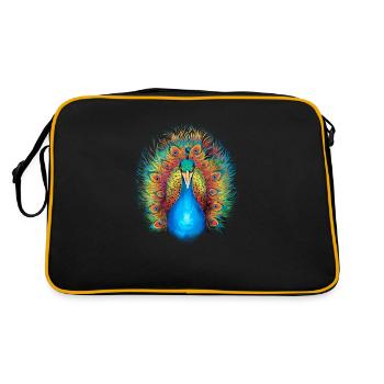 Great Peacocks Bird Complete Bird Cage - Retro Bag - black/gold - Back