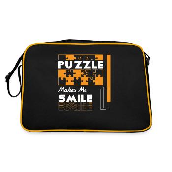 Puzzle Puzzle Sourire Hobby Puzzle Master - Sac Retro - noir/or - Dos
