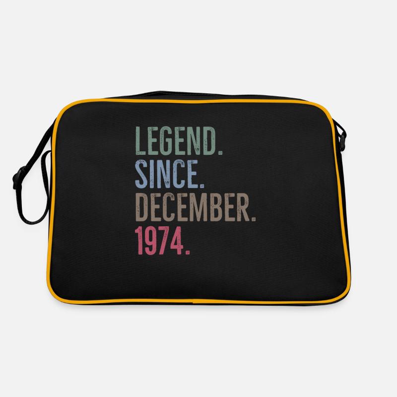 Legende seit Dezember 1974 Retro Tasche