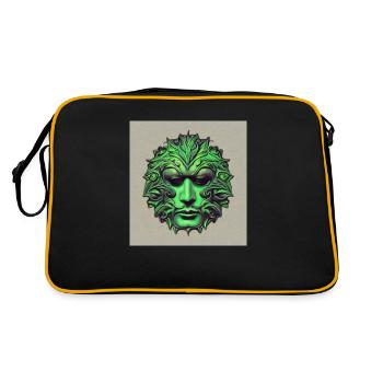 The Green Man - Retro Bag - black/gold - Back