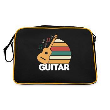 Apprendre à jouer de la guitare - Sac Retro - noir/or - Dos