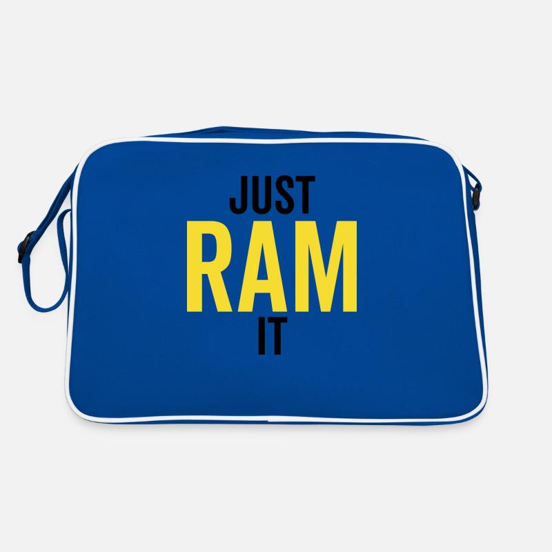 Einfach Rammen Sie es Retro Tasche