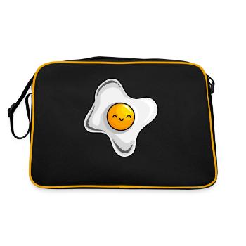 egg design - Retro Bag - black/gold - Back