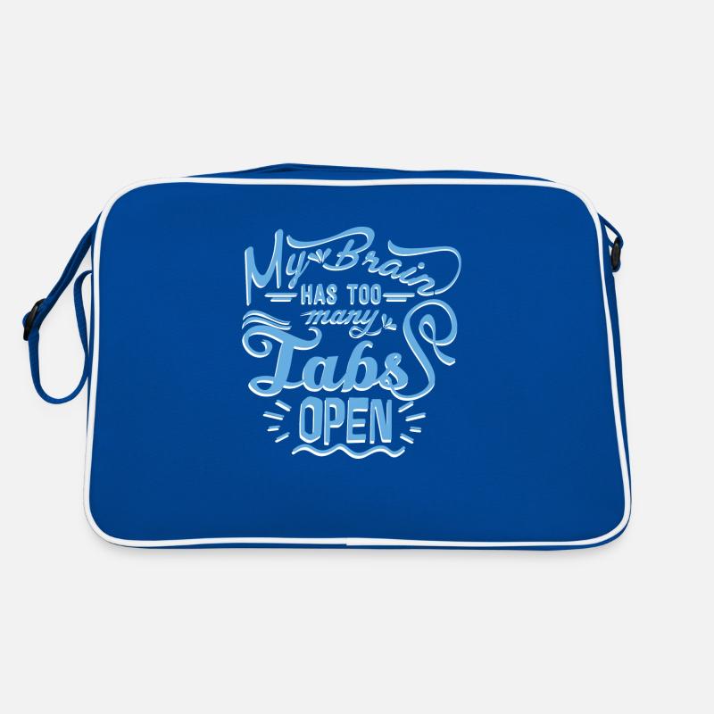 My Brain has to many Tabs open Retro Tasche
