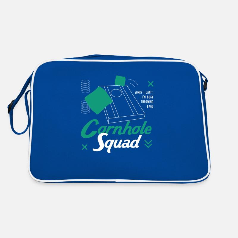 Cornhole Squad Wilderness Ironisches Sprichwort Retro Tasche