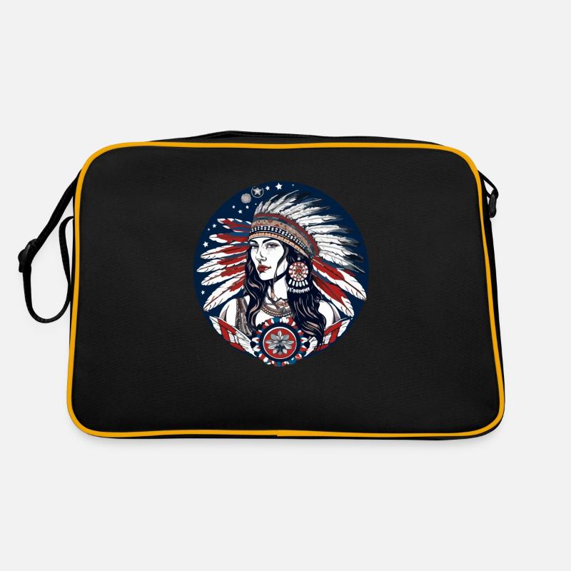 Amerikanische Folklore Retro Tasche