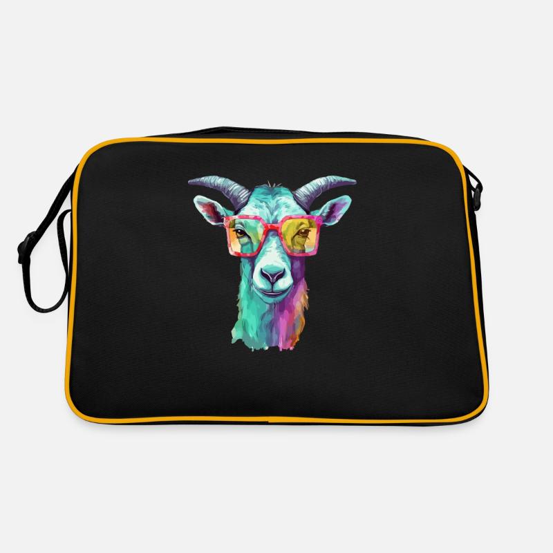 Biki the goat Retro Bag
