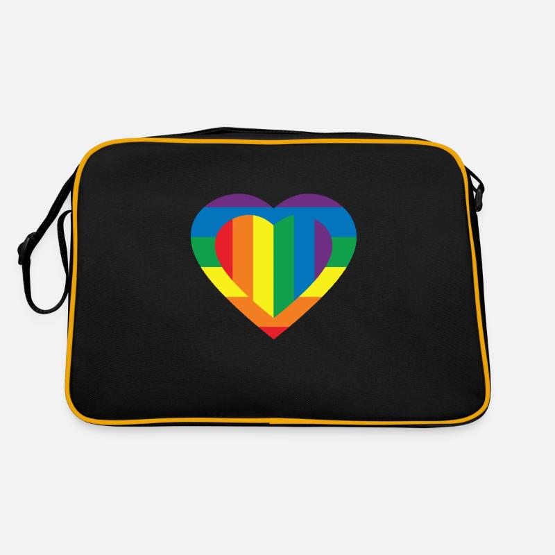 COULEUR DRAPEAU LGBT Sac Retro