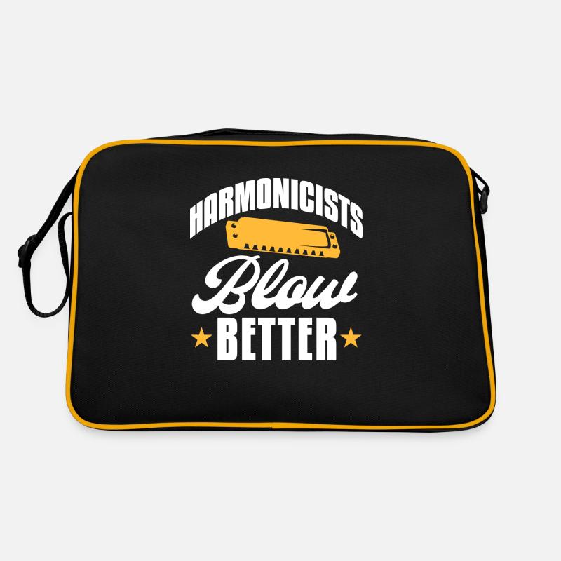 Harmonicists blow better Retro Tasche