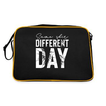 The Same Shit b - Retro Bag - black/gold - Back