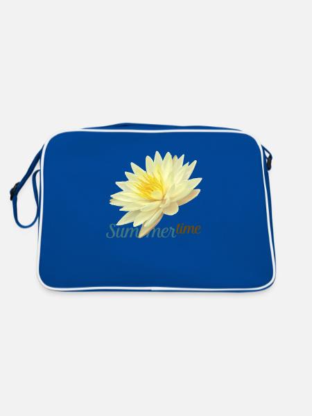 nénuphar - Sac Retro - bleu/blanc - Dos