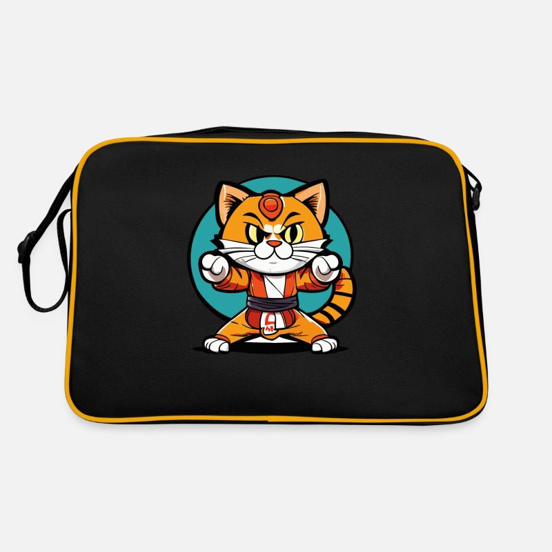Ninja Cat Karaté Kitty Sac Retro