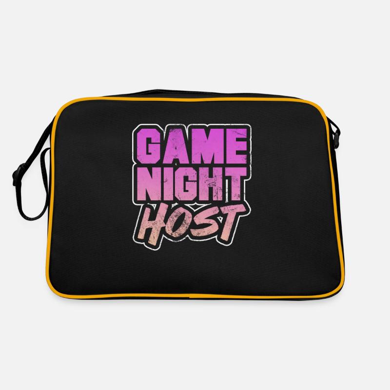 Funny Game Night Host - Friendly Card Game Retro Tasche