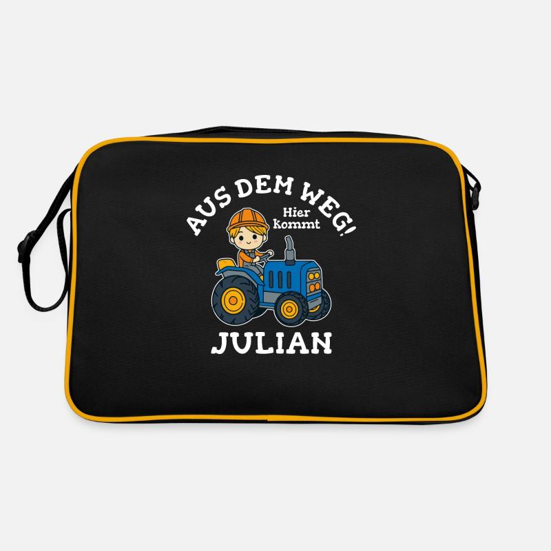Julian Vorname Traktor Retro Tasche