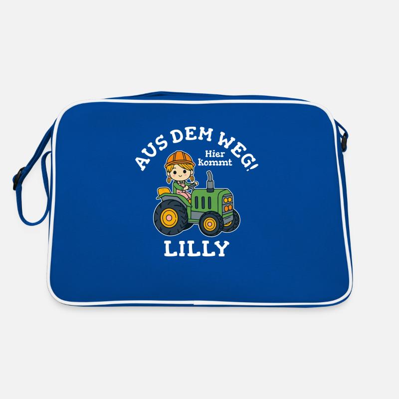 Lilly Name Traktor Retro Tasche