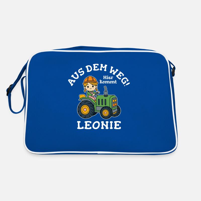 Leonie Name Traktor Retro Tasche