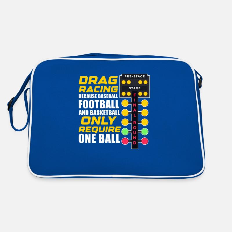 Le baseball de course de dragsters ne nécessite qu’une seule balle Conception Sac Retro