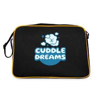 Cuddle Dreams Come True - Retro Bag - black/gold - Back